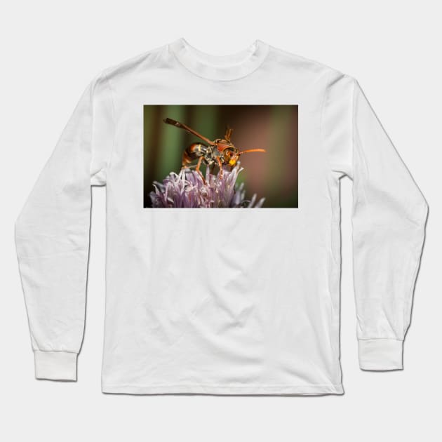 Paper Wasp Long Sleeve T-Shirt by Geoff79